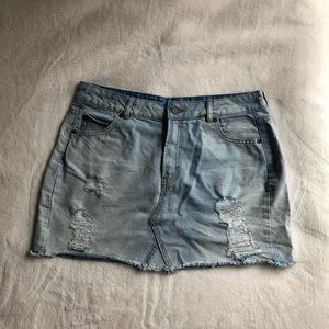 Denim Mini Skirt
